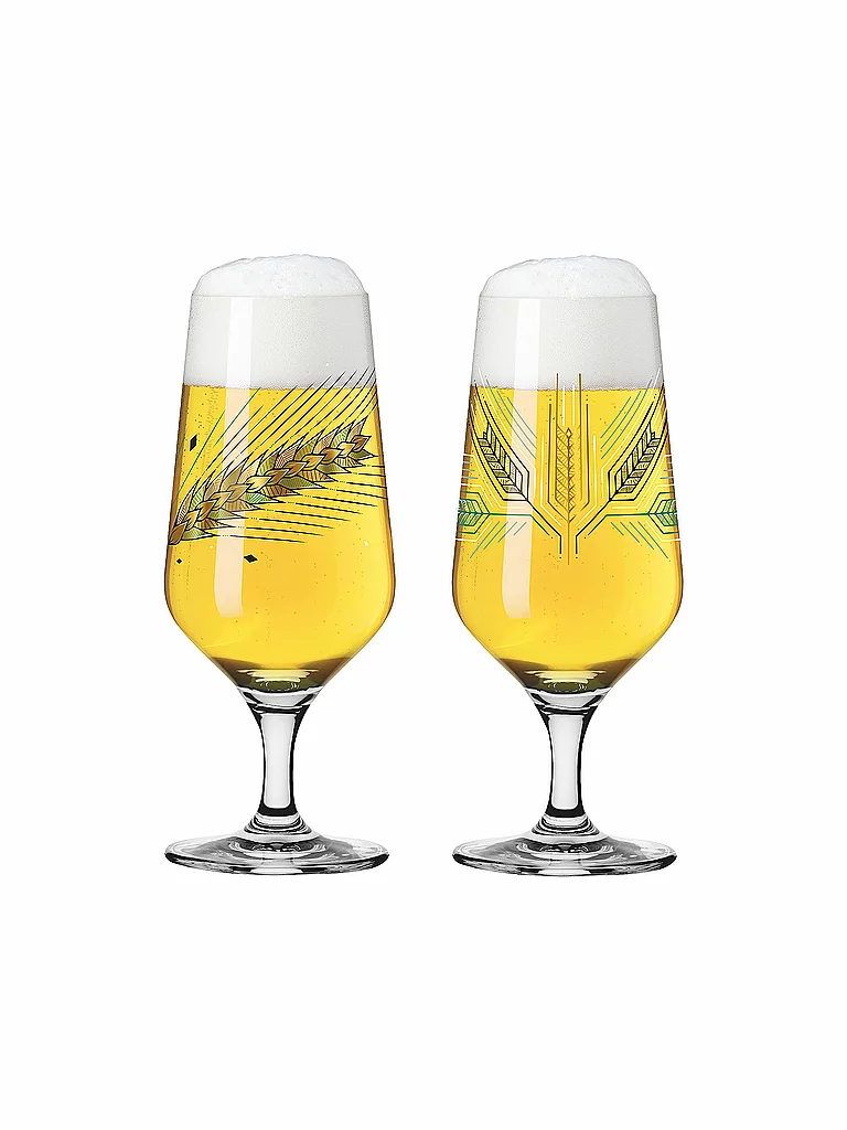 Ritzenhoff Biergläser Gerste Brauchzeit 374 ml 2er Set