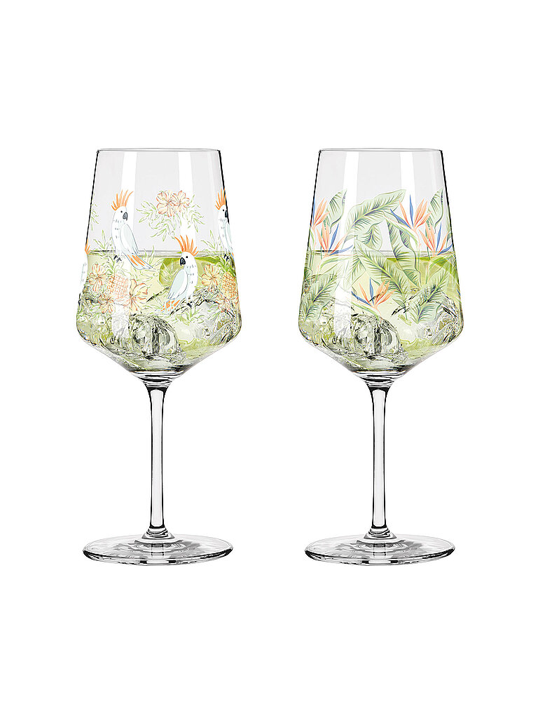 RITZENHOFF Aperitifglas Set 2tlg. SOMMERTAU HUGO Gruen grün – RITZENHOFF