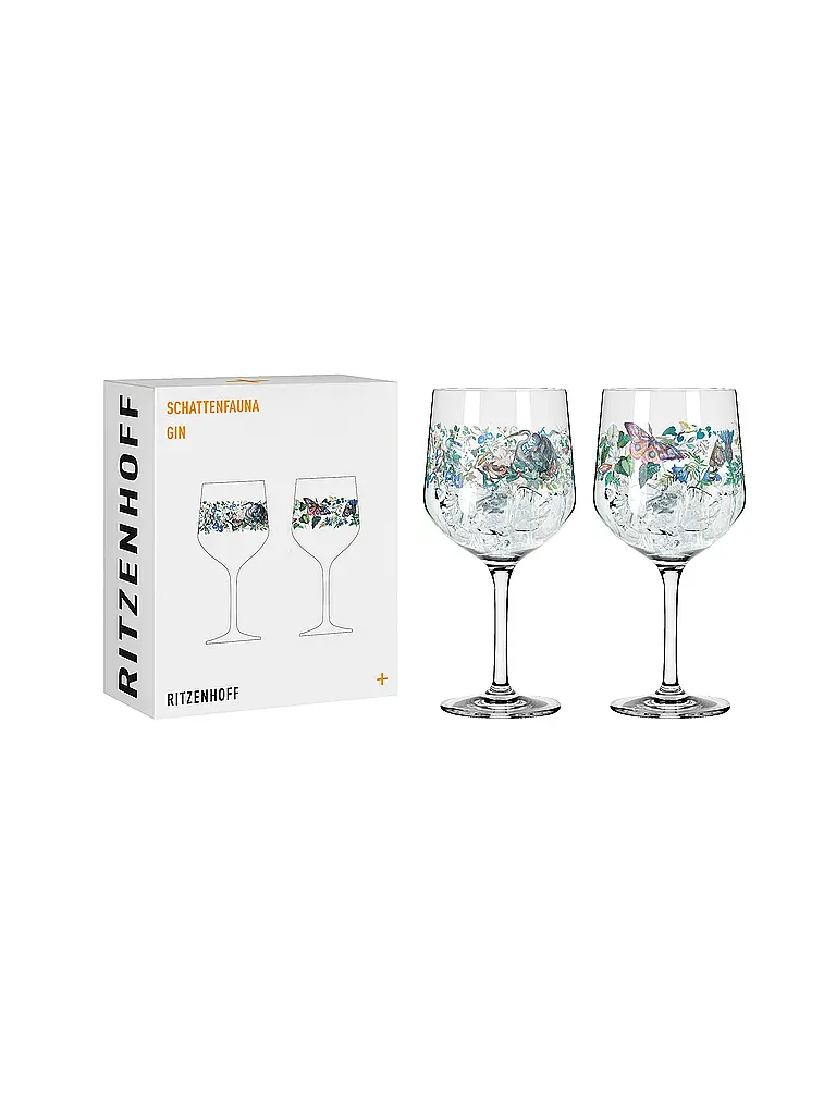 RITZENHOFF | Aperetifglas Set 2tlg. SCHATTENFAUNA GIN #7 #8 Mcallister | bunt