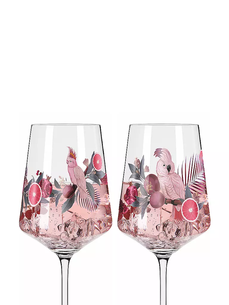 RITZENHOFF | Aperitifglas 2er Set SOMMERSONETT Ramona Richter 2024 | rosa