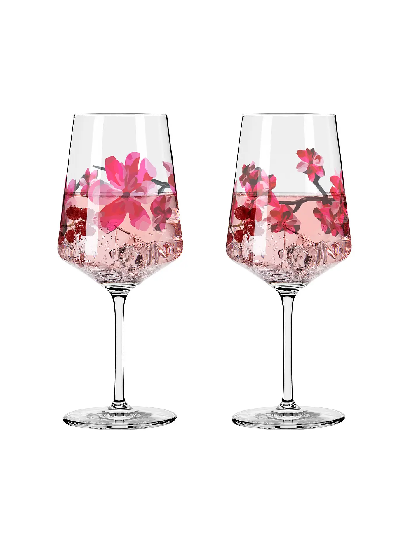 RITZENHOFF | Aperitifglas 2er Set SOMMERSONETT SPRITZ #11 und #12 Ana Vasconcelos | rosa