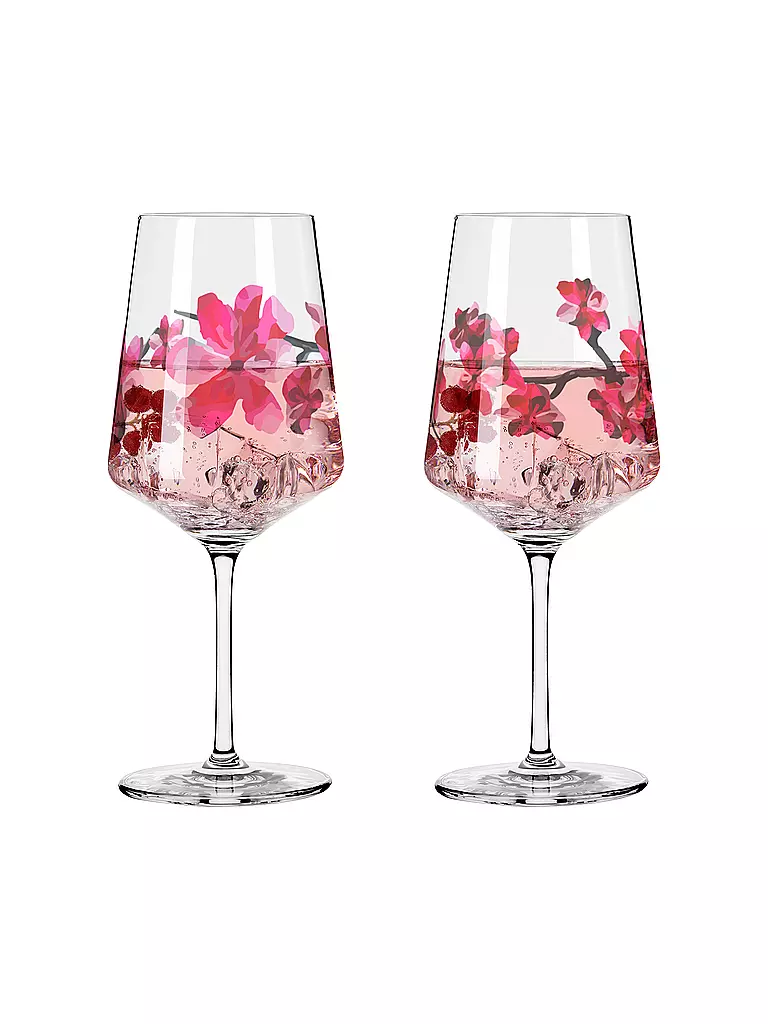 RITZENHOFF | Aperitifglas 2er Set SOMMERSONETT SPRITZ #11 und #12 Ana Vasconcelos | rosa