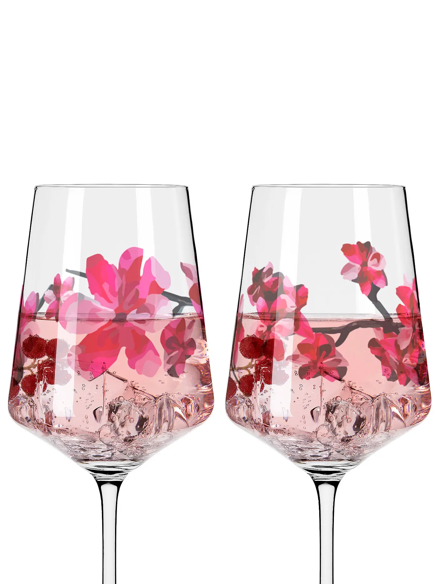 RITZENHOFF | Aperitifglas 2er Set SOMMERSONETT SPRITZ #11 und #12 Ana Vasconcelos | rosa