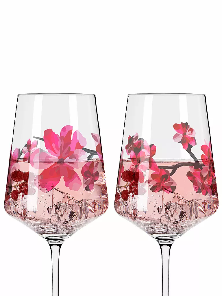 RITZENHOFF | Aperitifglas 2er Set SOMMERSONETT SPRITZ #11 und #12 Ana Vasconcelos | rosa