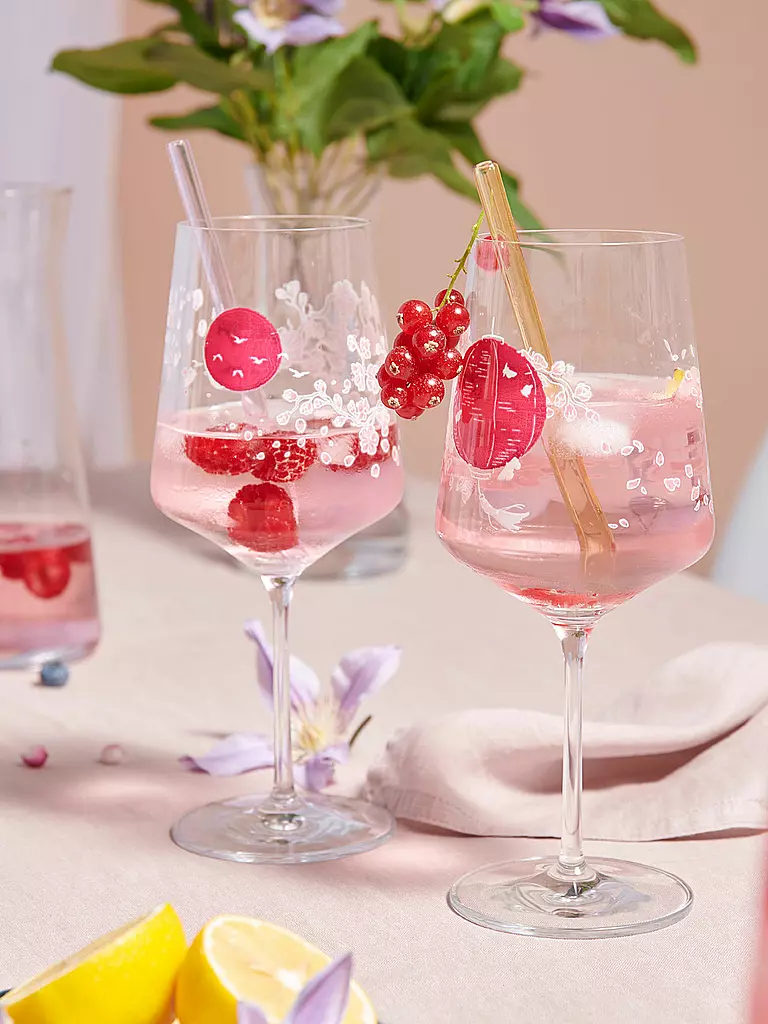 RITZENHOFF | Aperitifglas 2er Set SOMMERSONETT SPRITZ #13 und #14 Melina Sparschu | rosa