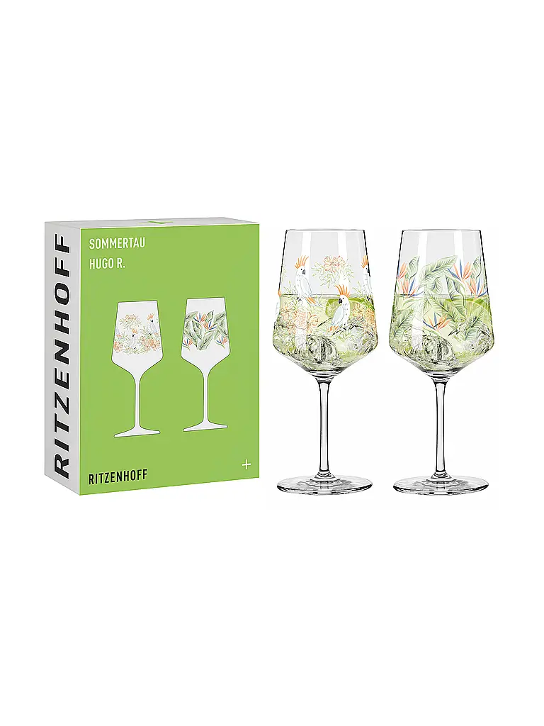 RITZENHOFF | Aperitifglas Set 2tlg. SOMMERTAU HUGO Gruen | grün