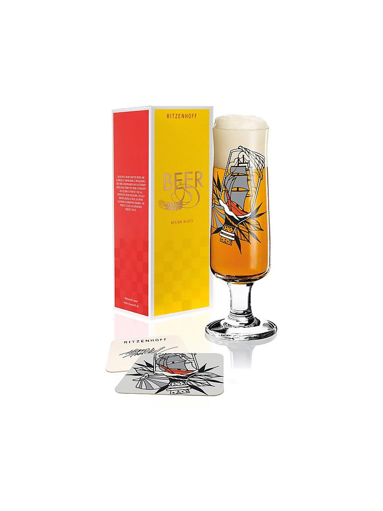 RITZENHOFF | Beer Bierglas von Tobias Tietchen (Impossible Bottle) | bunt