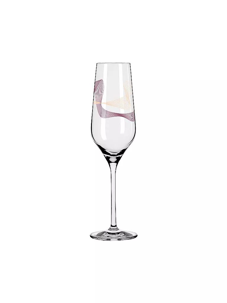 RITZENHOFF | Champagnerglas 2er Set Kristallwind Romi Bohnenberg 2021 | rosa