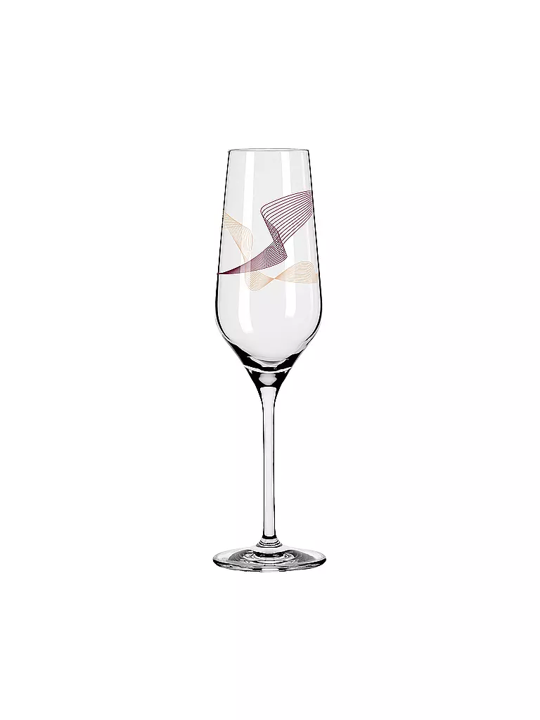 Flûtes à Champagne Ritzenhoff 250 Ml – Set De 2 Pièces Avec Motif Vent Gris Platine – Cristal Fabriqué En Allemagne