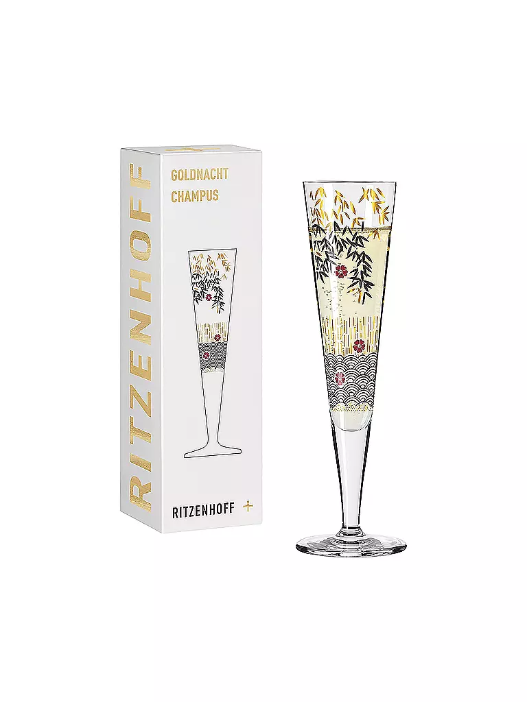 RITZENHOFF | Champagnerglas Goldnacht 2022 #19  | gold