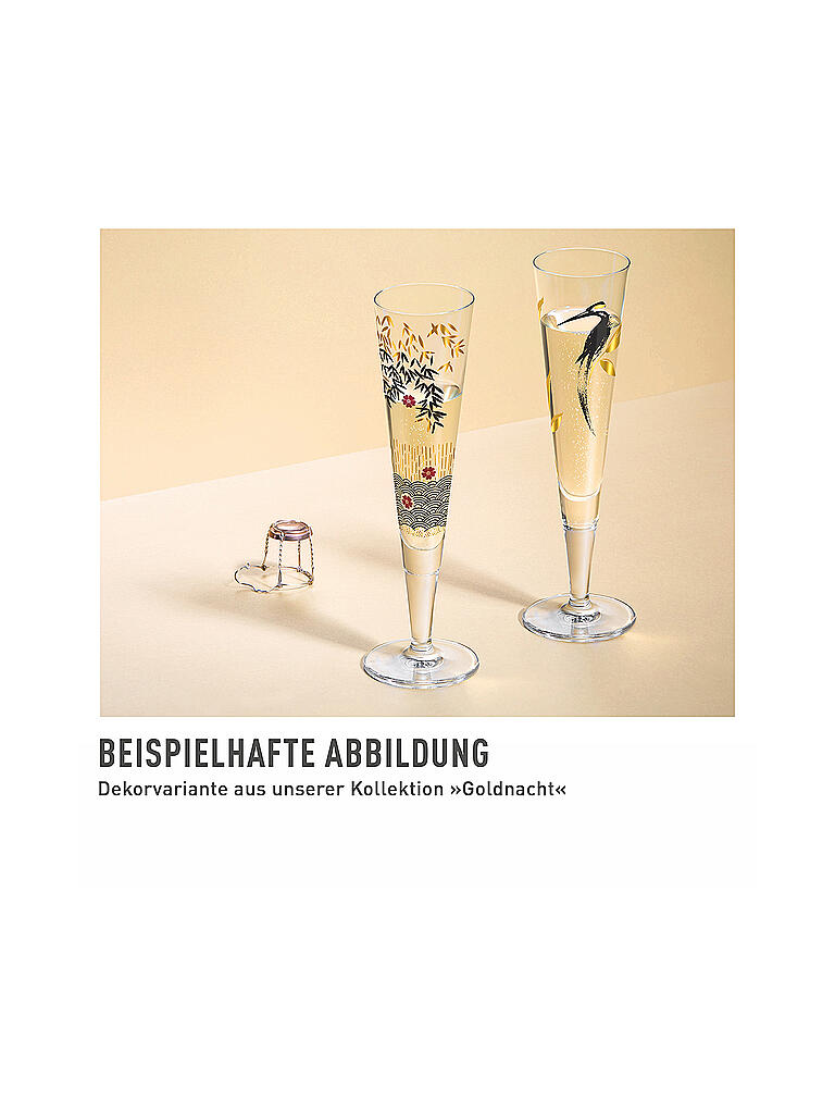 RITZENHOFF | Champagnerglas Goldnacht 2022 #23 Kathrin Stockebrand | gold