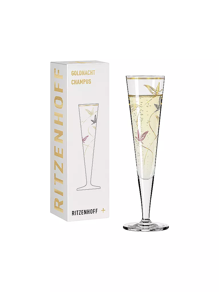 RITZENHOFF | Champagnerglas Goldnacht Champus #17 Concetta Lorenzo 2021  | gold