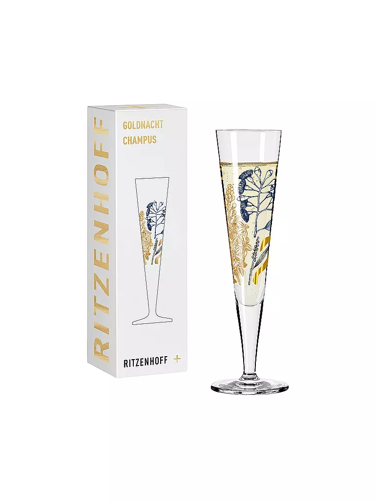 RITZENHOFF | Champagnerglas Goldnacht Champus #34 Concetta Lorenzo 2023 | gold