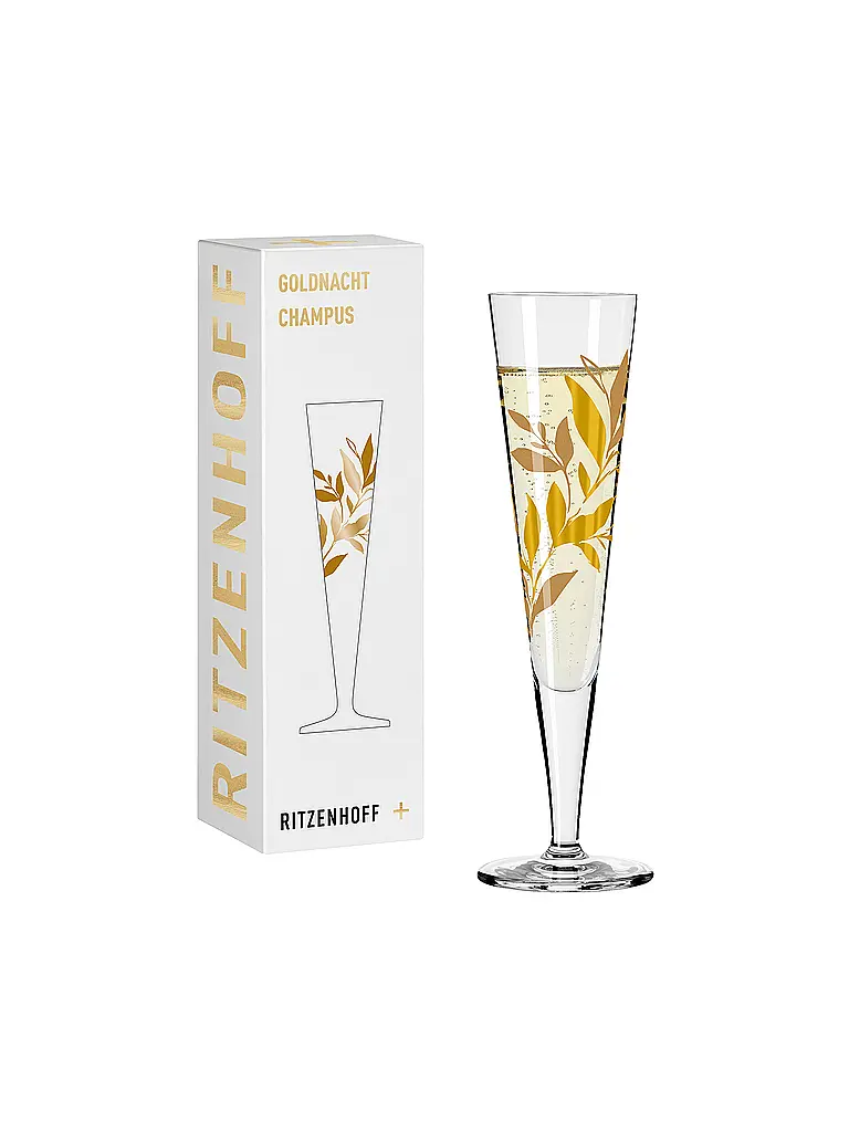 RITZENHOFF | Champagnerglas Goldnacht Champus #47 / 12 Symonovych | 