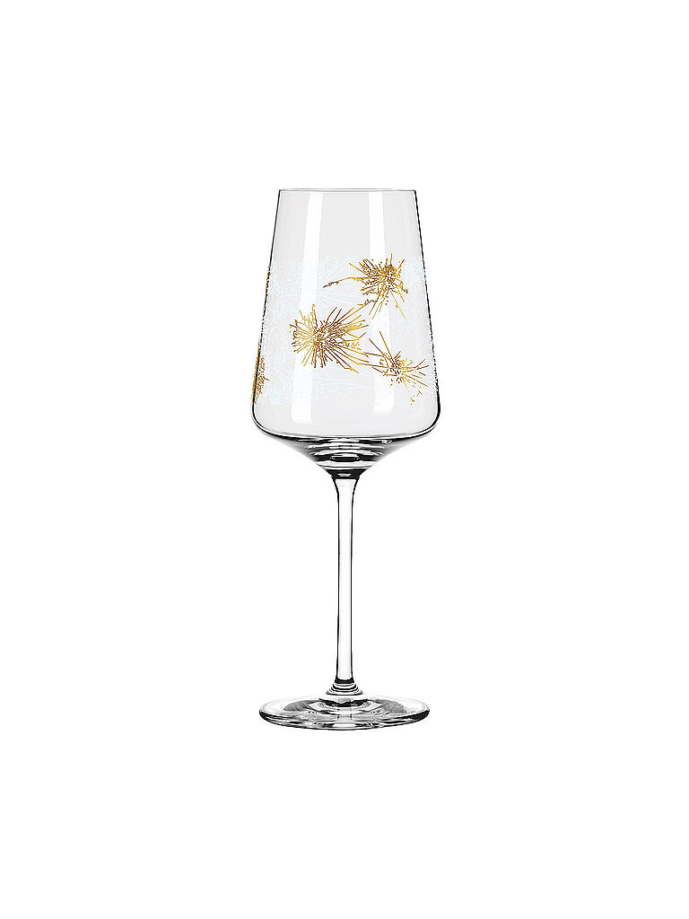 RITZENHOFF | Champagnerglas Set 2er " Champus on Ice " Kristallreif 2x400ml | gold