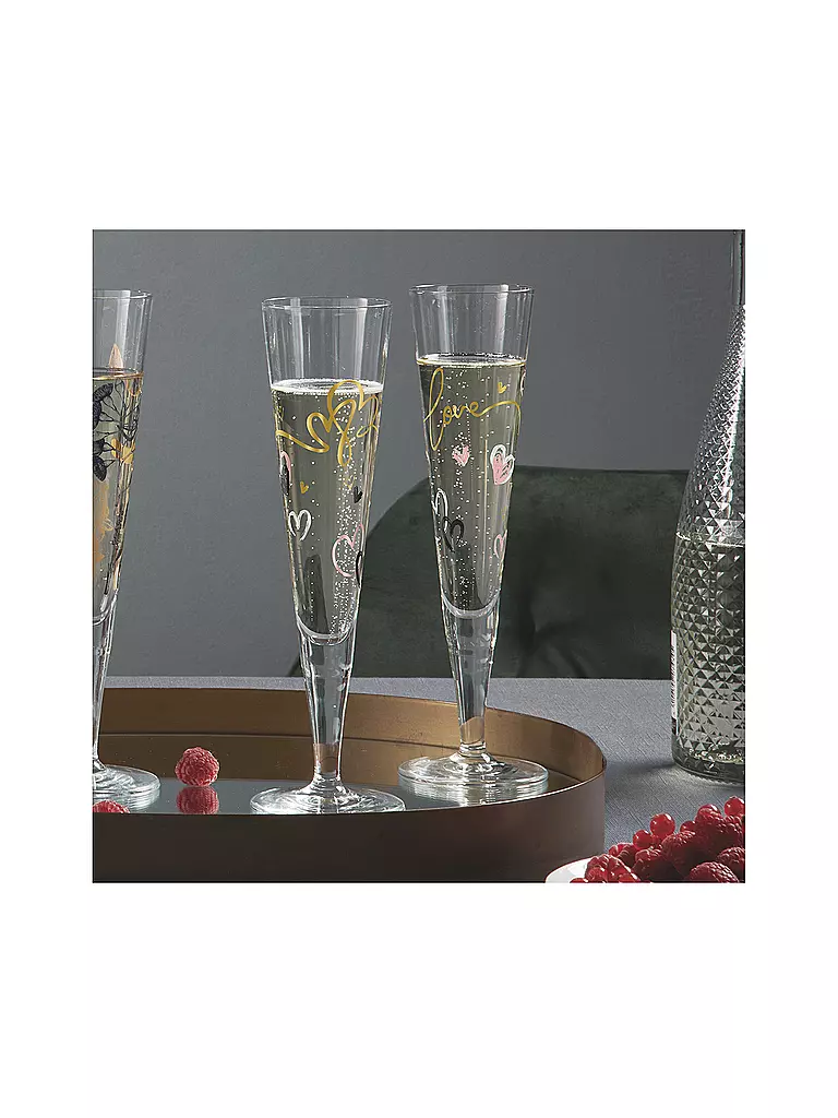 RITZENHOFF | Champagnerglas Set 2er GOLDNACHT  | gold