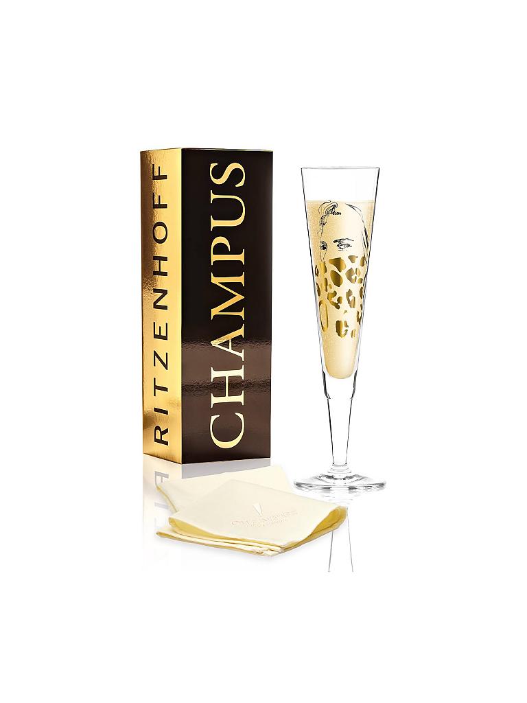 RITZENHOFF | Champus Champagnerglas von Peter Pichler (Noble Savage) | gold