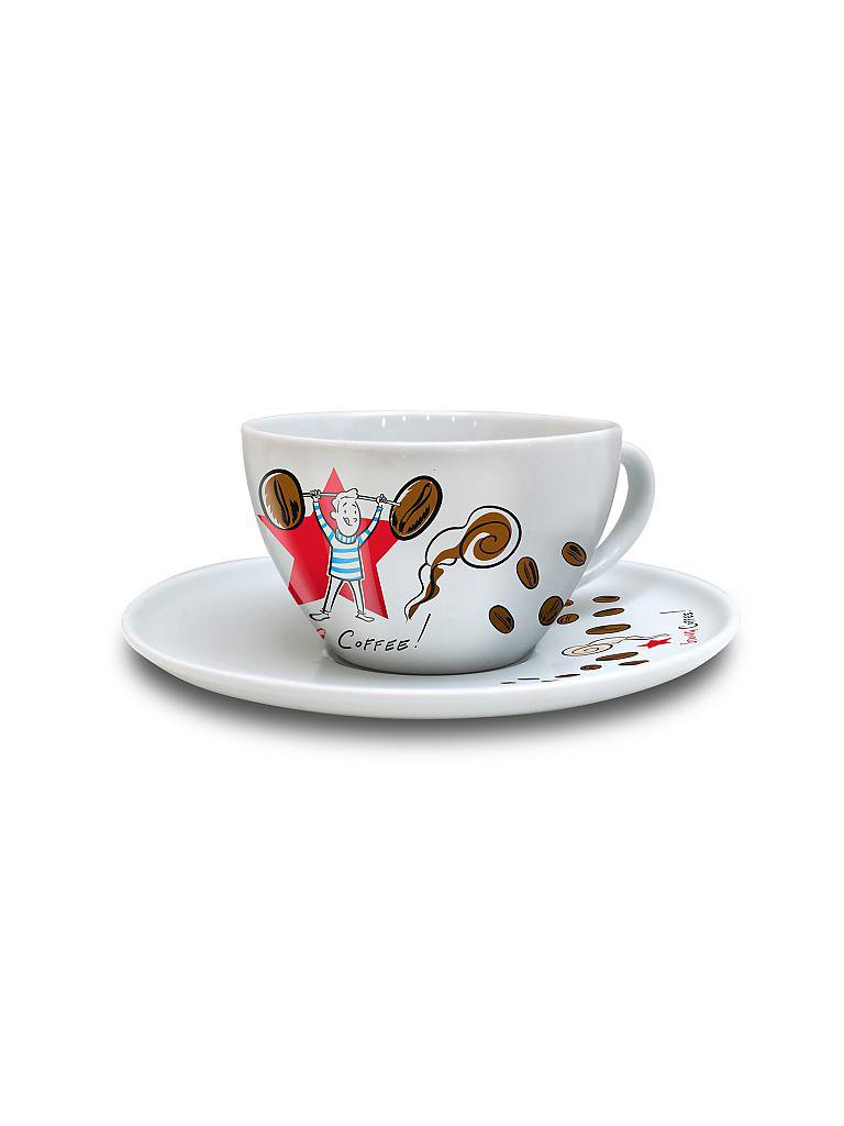 RITZENHOFF | Coffee Love Design Cappuccinotasse mit Untertasse - Ian David Marsden | bunt