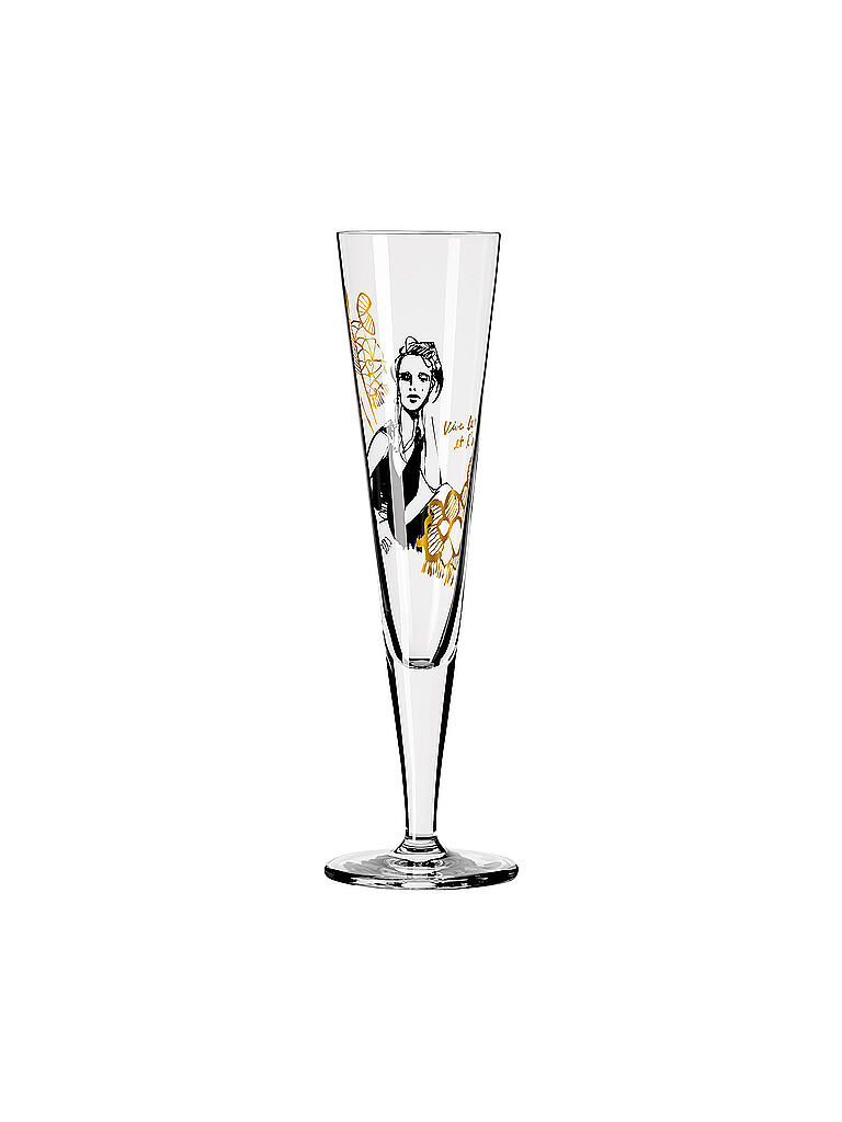 RITZENHOFF | Goldnacht Champus Champagnerglas #12 Peter Pichler 2020  | gold