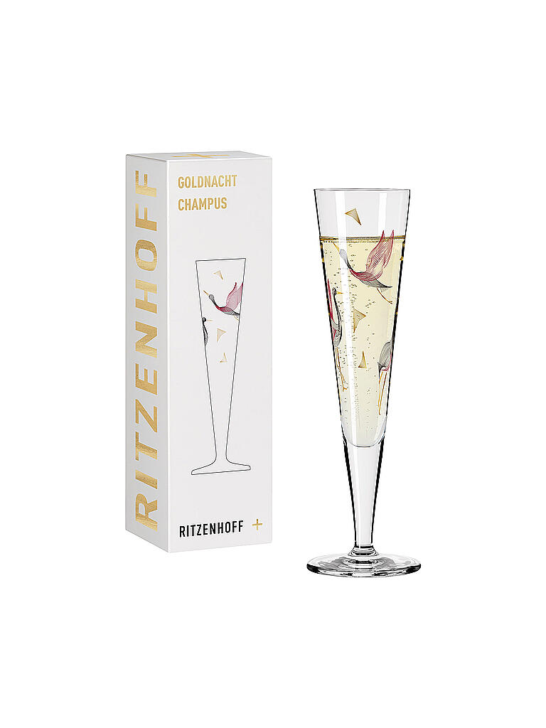 RITZENHOFF | Goldnacht Champus Champagnerglas #15 Christine Kordes 2021  | gold