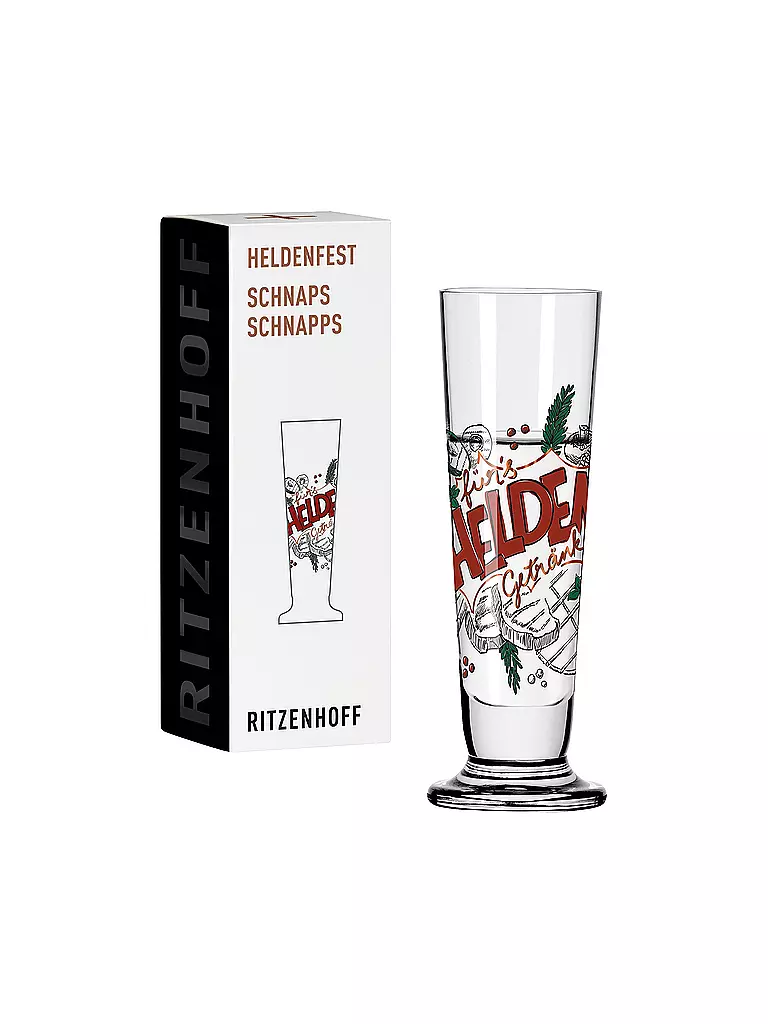 RITZENHOFF | Heldenfest Schnapsglas 2022 #13 Henrike Stein | bunt