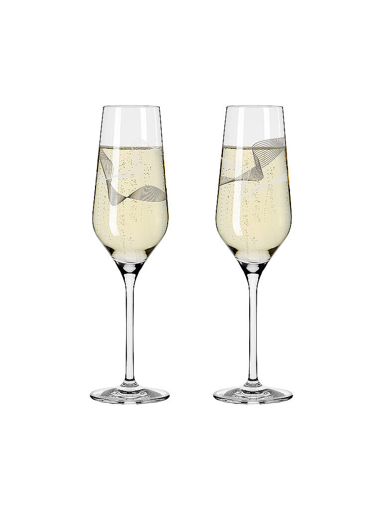RITZENHOFF | Kristallwind Champagnerglas 2er Set Romi Bohnenberg 2021 | rosa
