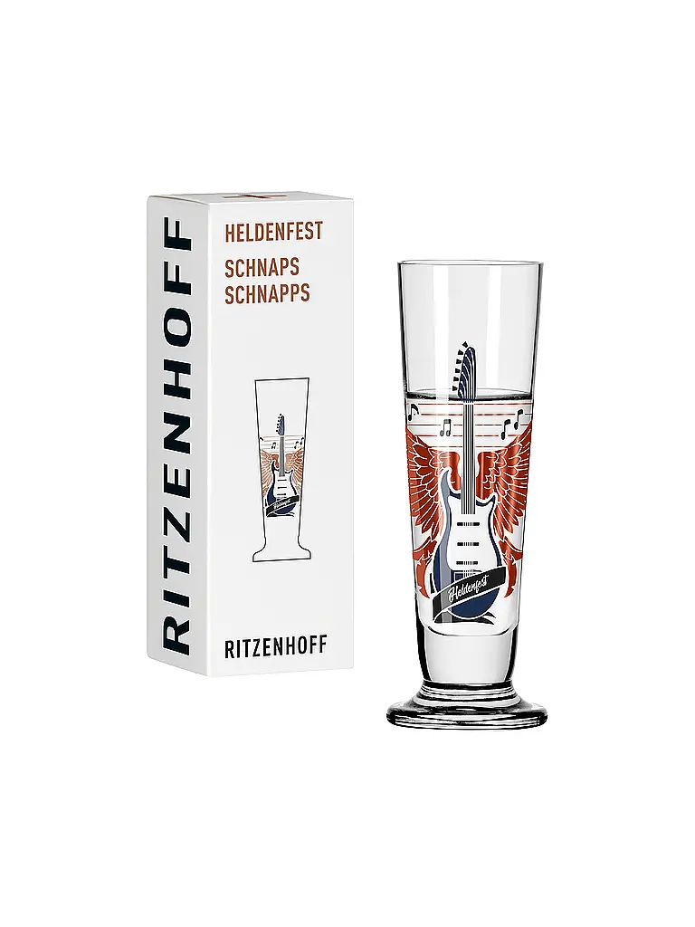RITZENHOFF | Schnapsglas HELDENFEST # 17 /12 Behnke | bunt