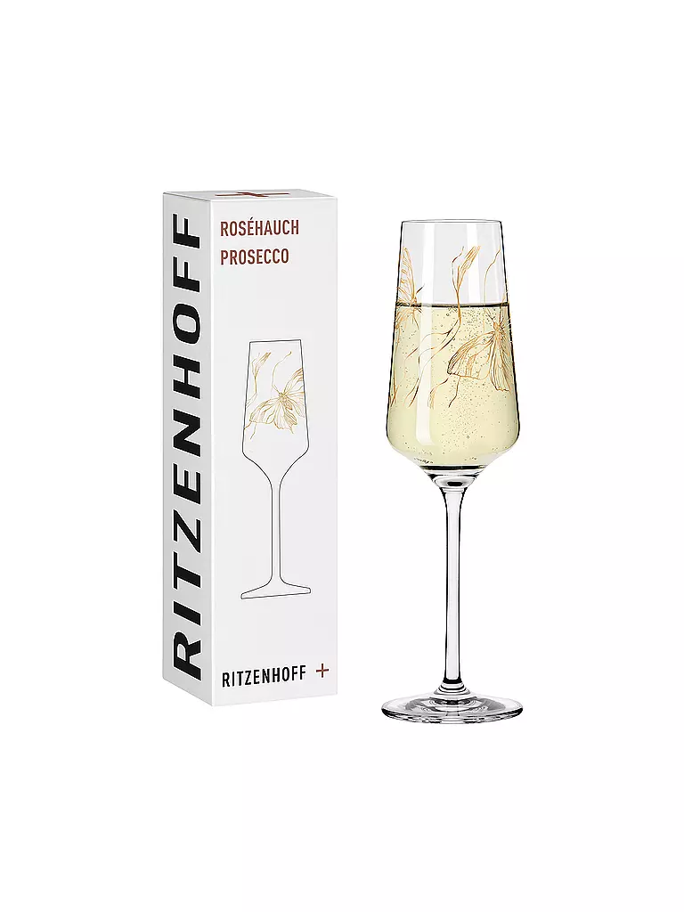 RITZENHOFF | Sektglas - Proseccoglas Rosehauch #2 Marvin Benzoni 2020 | gold