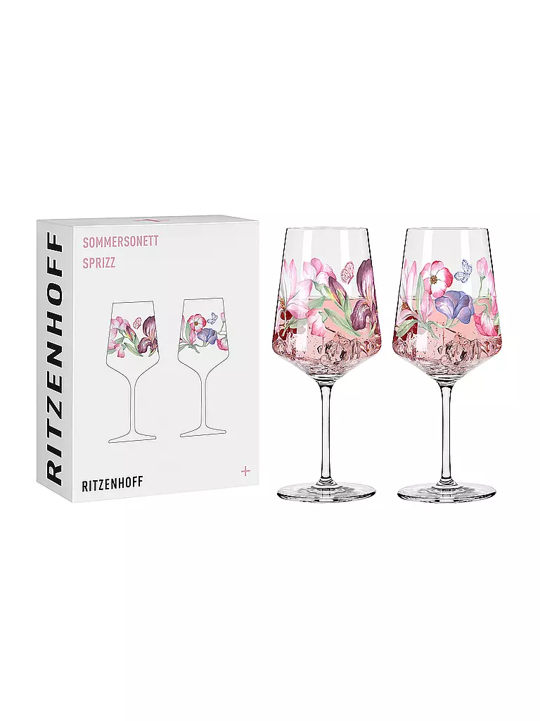 RITZENHOFF | Sommersonett Aperitifglas 2er Set #15 #16 Tage 2024 | rosa