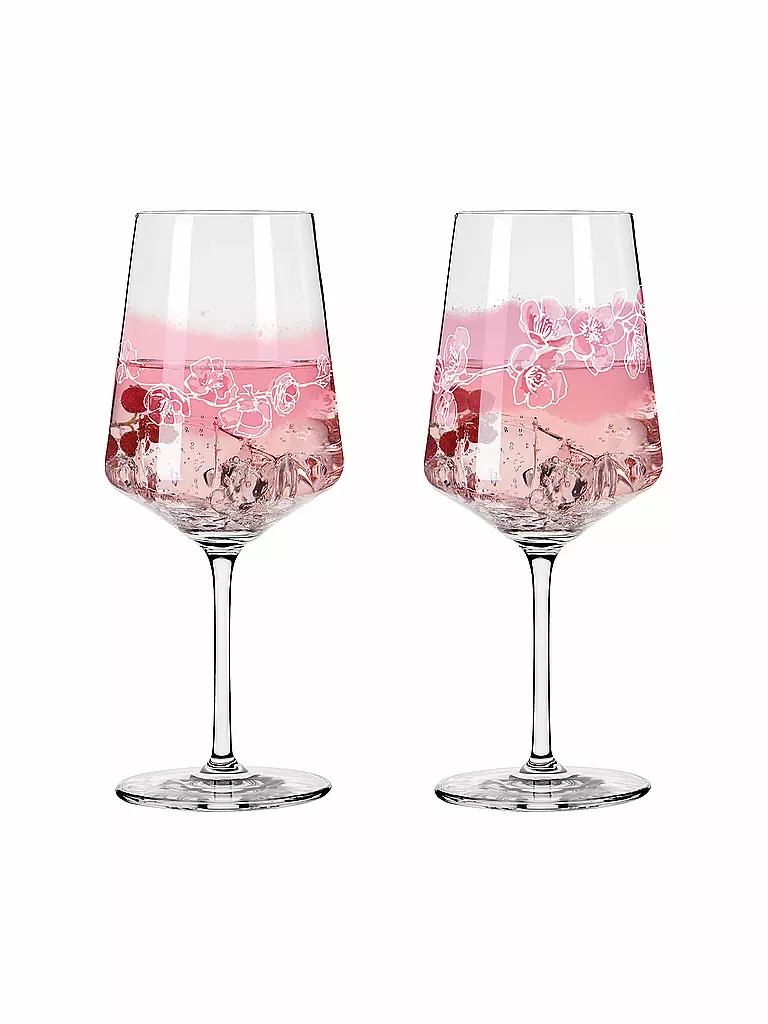 RITZENHOFF | Sommersonett Aperitifglas 2er Set Romi Bohnenberg 2020 | rosa