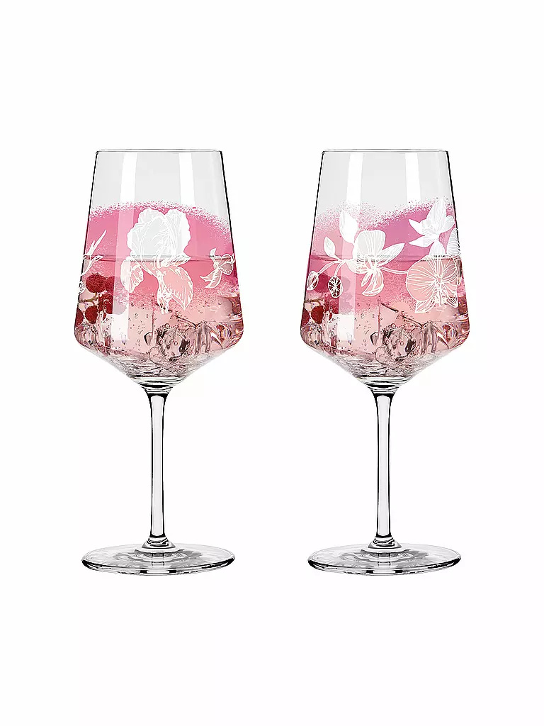 RITZENHOFF | Sommersonett Aperitifglas 2er Set Romi Bohnenberg 2021 | rosa