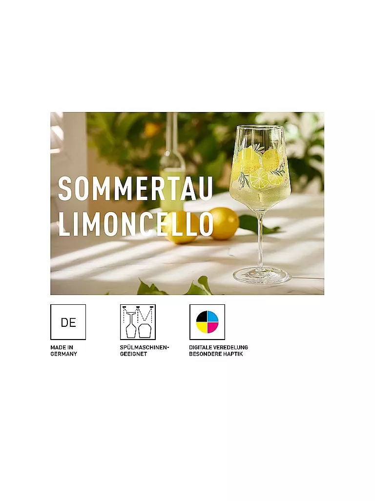 RITZENHOFF | Sommertau Aperitifglas 2er Set #19 #20 Kordes ,Vasco 2024 | gelb