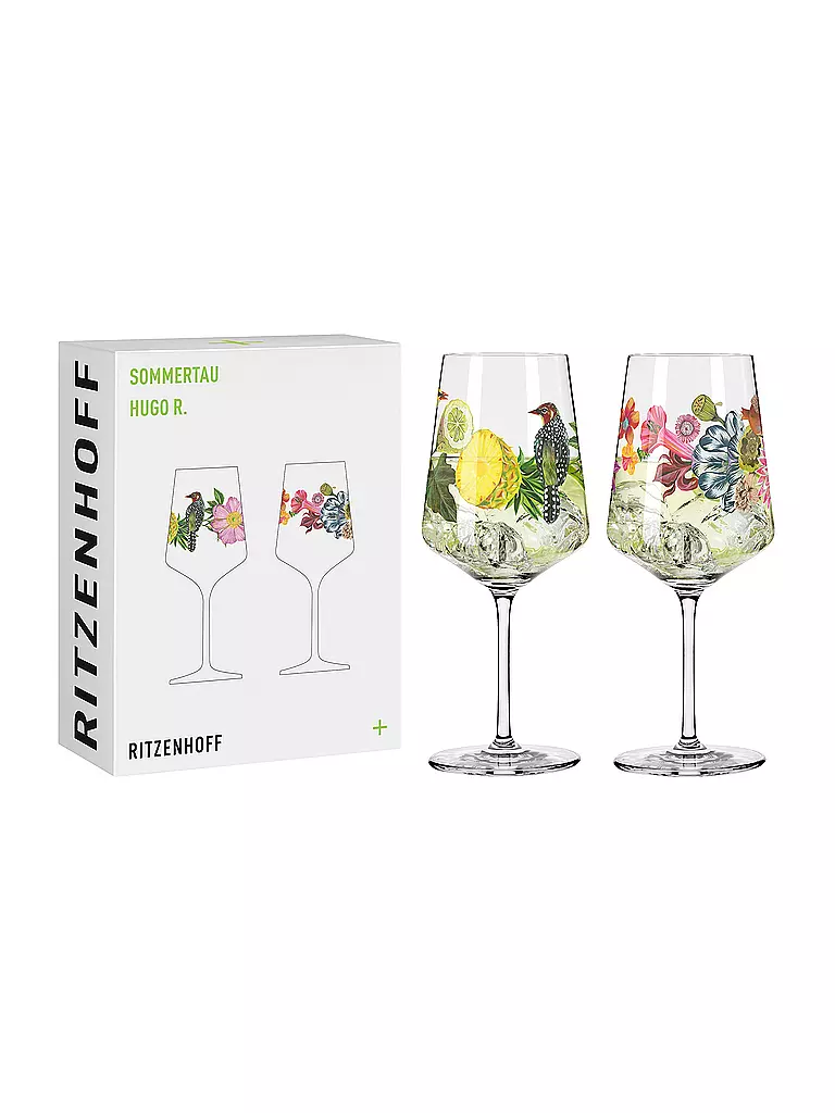 RITZENHOFF | Sommertau Aperitifglas 2er Set #5 #6 Olaf Hajek 2024 | bunt