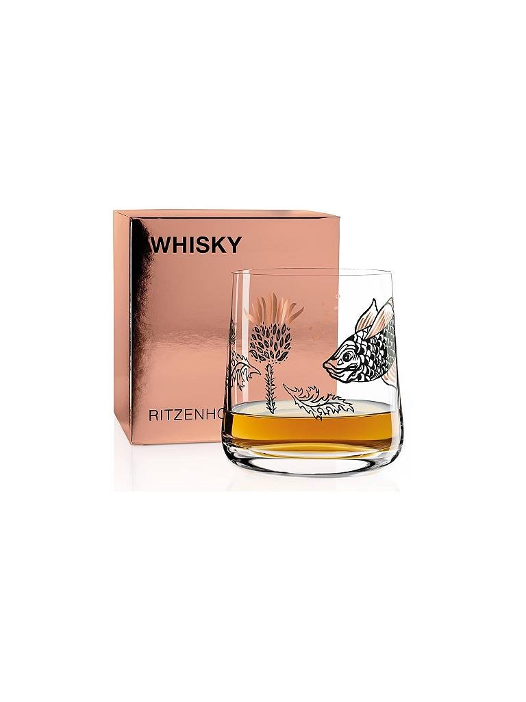 RITZENHOFF | WHISKY Whiskyglas von Olaf Hajek (Guardian Thistle) | schwarz