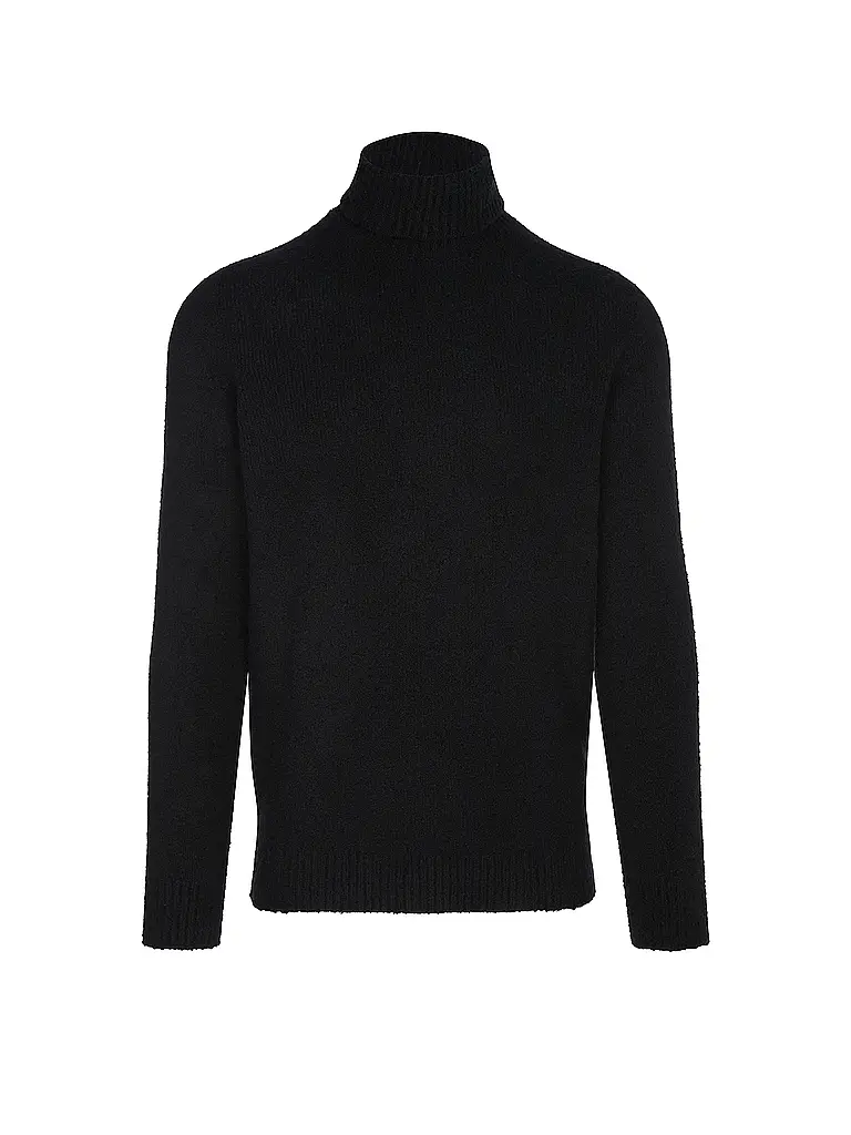 ROBERTO COLLINA | Rollkragenpullover  | schwarz
