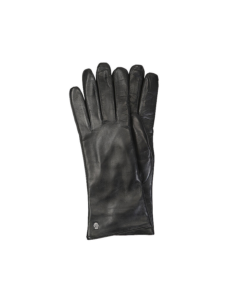 Roeckl Damen Edelklassiker Kaschmir medium Handschuhe,per pack Schwarz (Black 000),8.5 (Herstellergröße:8.5 (Herstellergröße: 8.5))