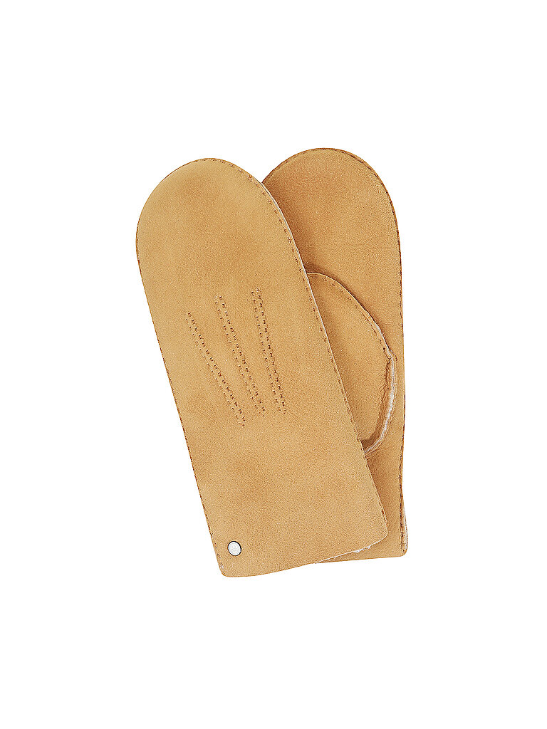 ROECKL Lederhandschuhe - Fäustlinge camel | 6,5
