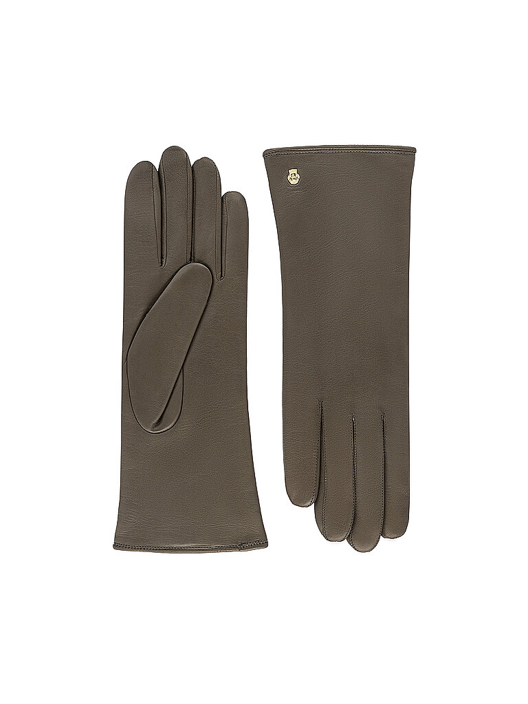ROECKL Lederhandschuhe olive | 6,5