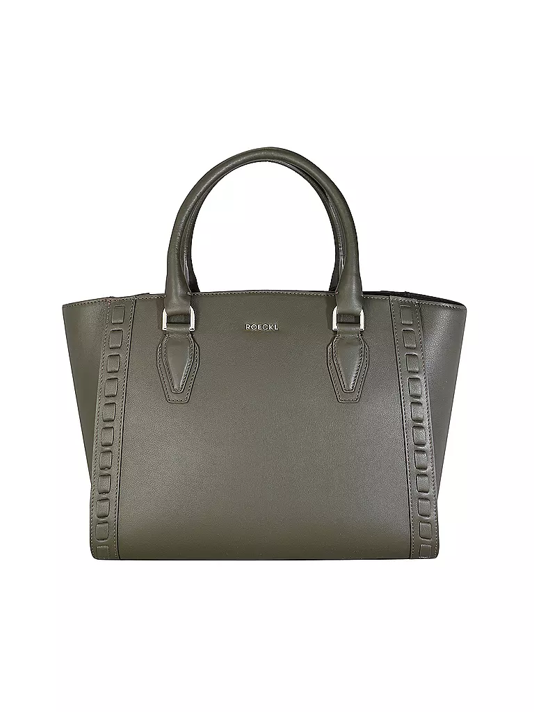 ROECKL | Ledertasche - Henkeltasche MATHILDE Medium | olive