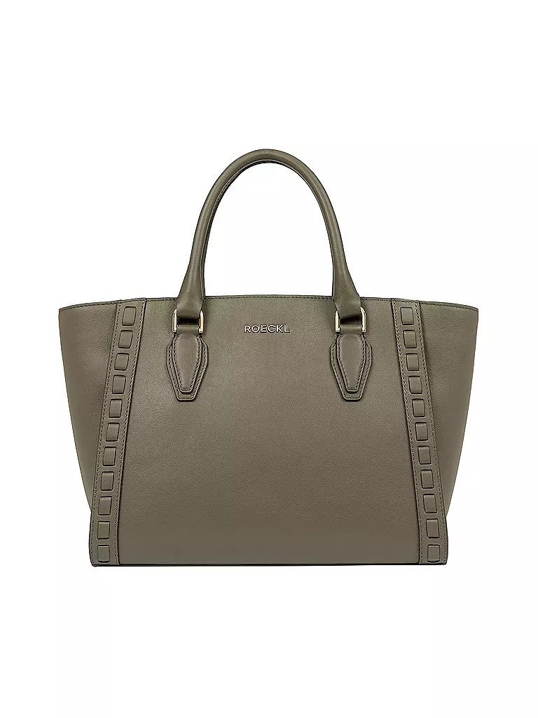 ROECKL | Ledertasche - Henkeltasche MATHILDE Medium | olive