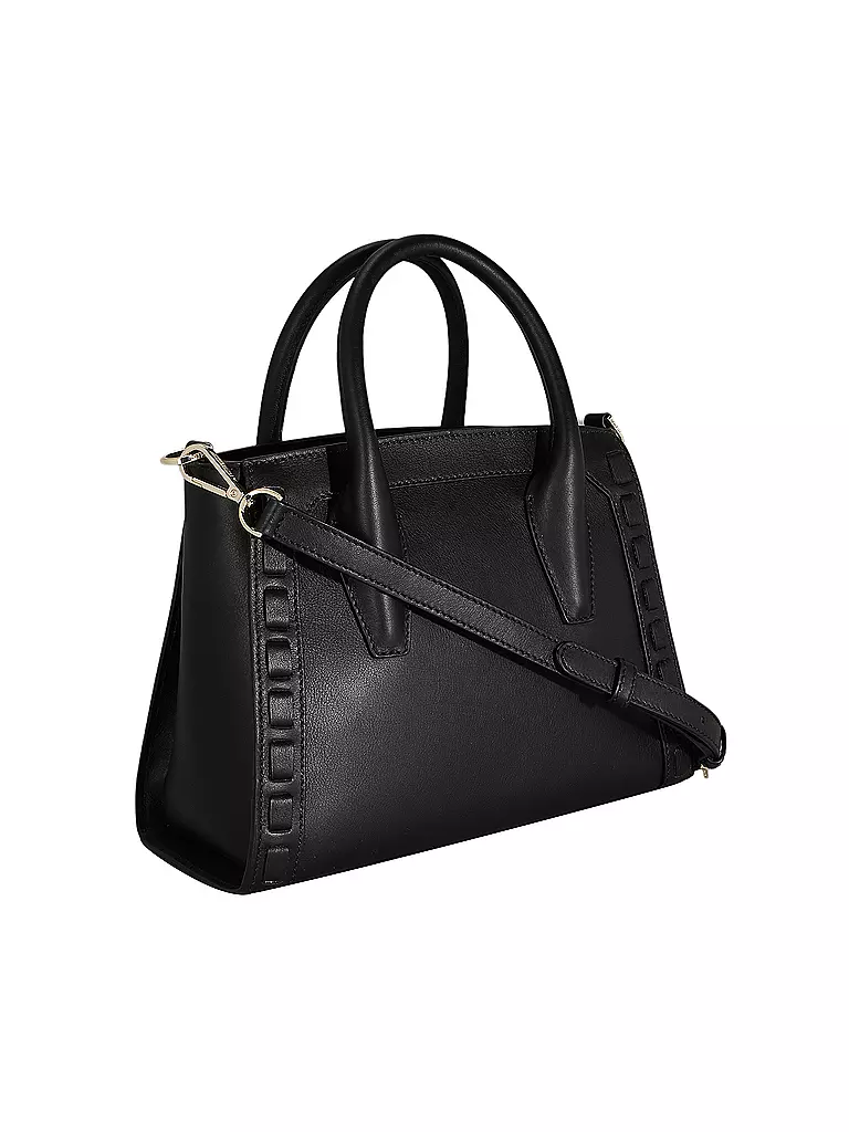 ROECKL | Ledertasche - Henkeltasche MATHILDE Small  | schwarz