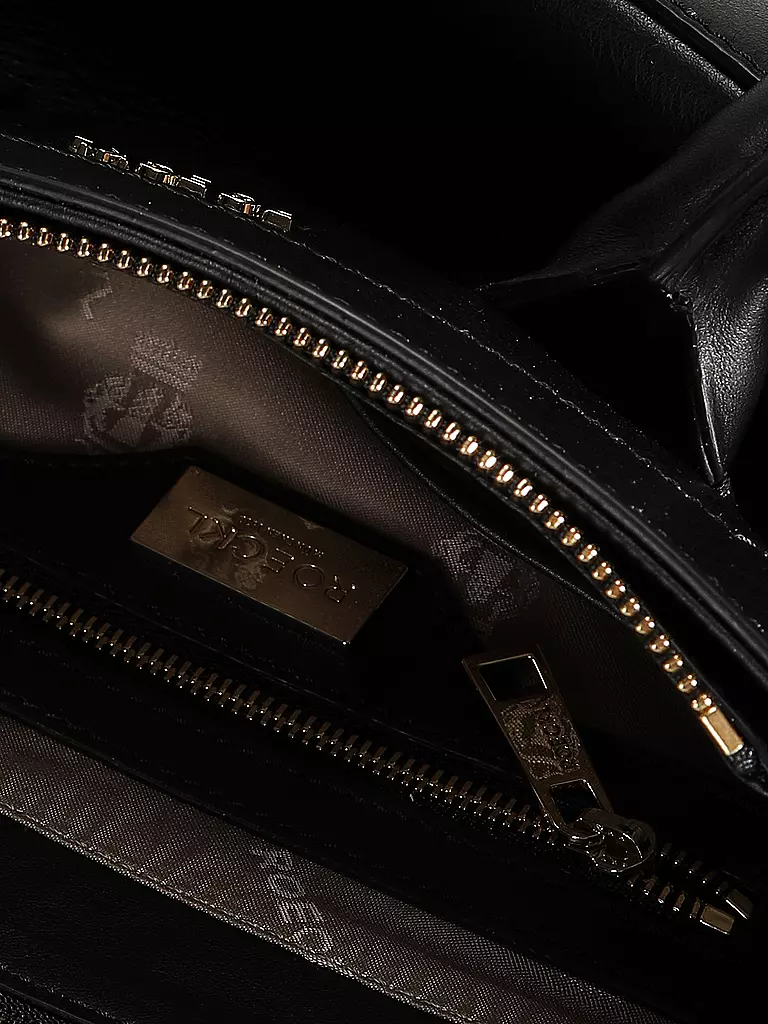 ROECKL | Ledertasche - Henkeltasche MATHILDE Small  | schwarz