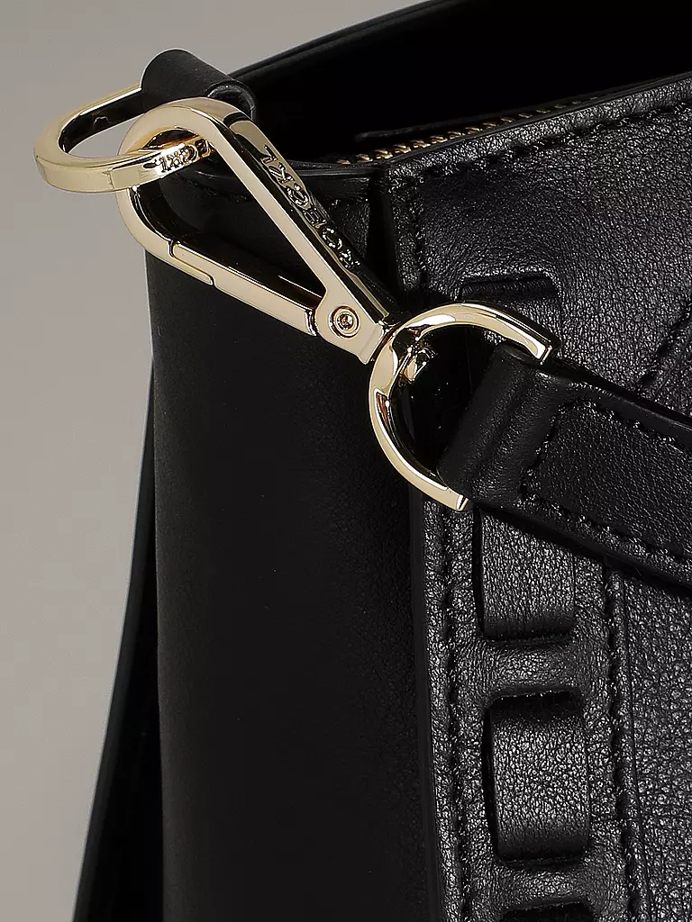 ROECKL | Ledertasche - Henkeltasche MATHILDE Small  | schwarz