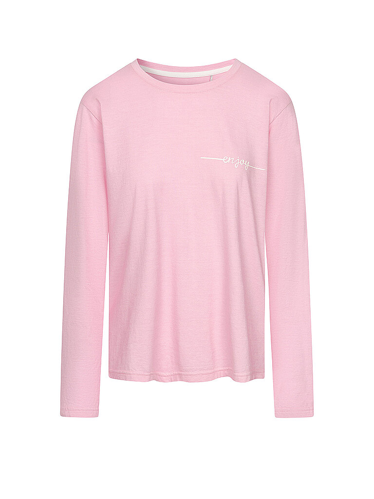 ROESCH Pyjama Langarmshirt rosa | 38