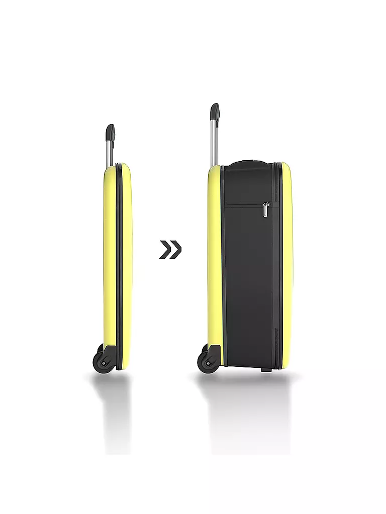 ROLLINK | Trolley Flex26 Vega faltbar 64cm | rosa