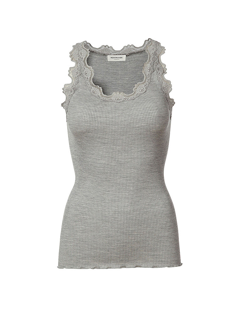 ROSEMUNDE Top  hellgrau | XL