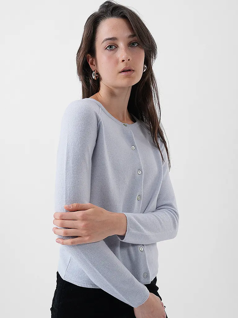 ROSEMUNDE | Strickjacke | Hellblau