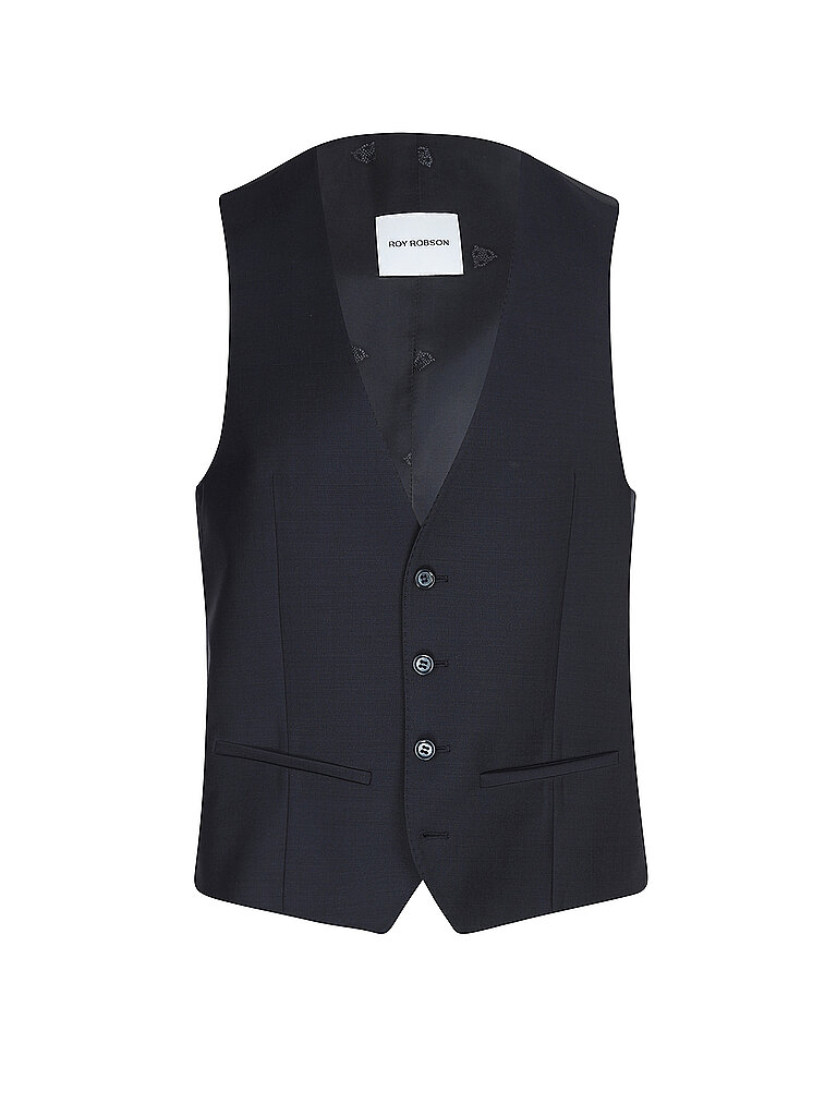 ROY ROBSON Anzugweste Slim Fit dunkelblau | 52