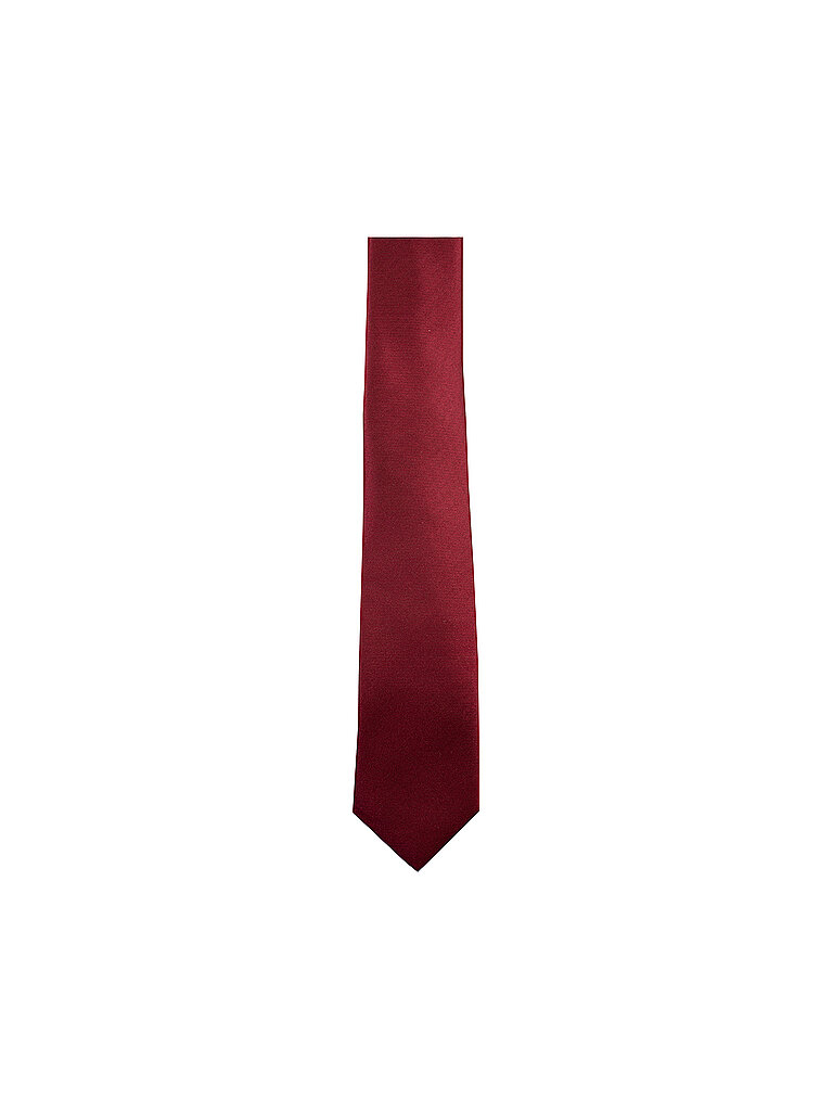 Krawatte Herren Seide bordeaux