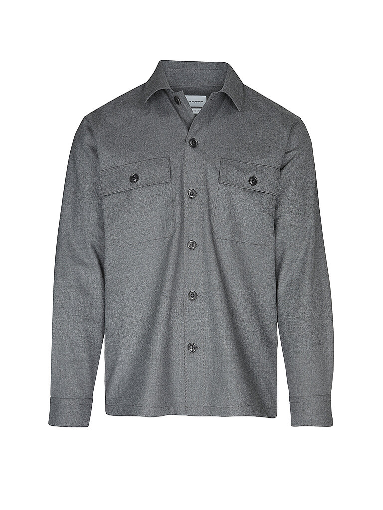 ROY ROBSON Overshirt  hellgrau | S